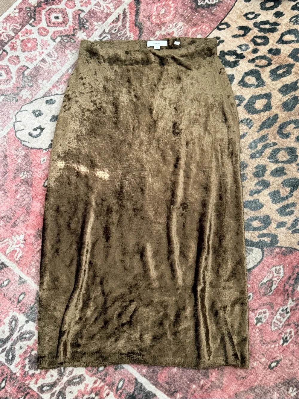 Vince Chenille Sweater & Skirt Set - Vine